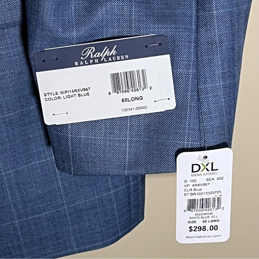 Ralph Lauren Comfort Flex Window Pane Plus Size Sports Jacket - Picture 2 of 4